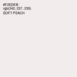 #F2EDEB - Soft Peach Color Image